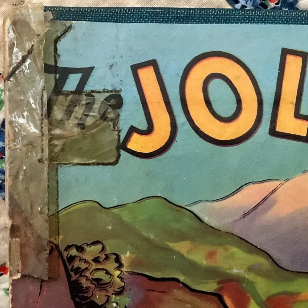 Vintage Jolly Jump-Up Pop-Up 3D Books Vacation Trips 1942 McLoughlin Bros. Inc